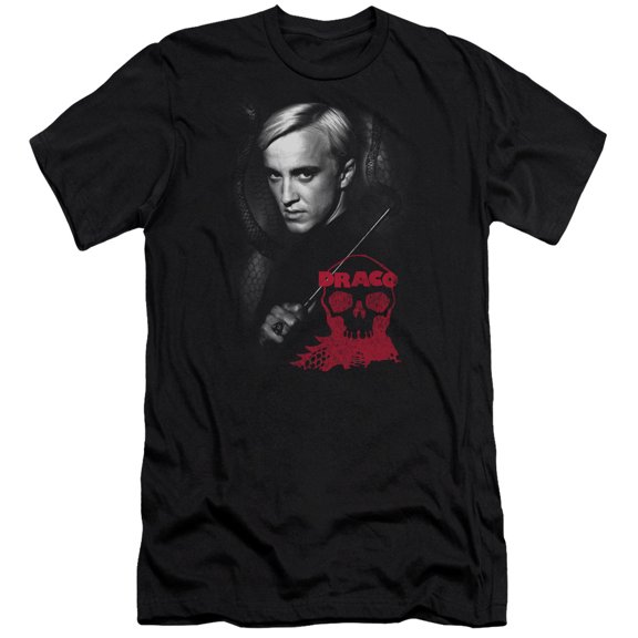 Harry Potter - Draco Portrait - Premium Slim Fit Short Sleeve Shirt - Small
