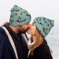 thumbnail image 5 of Lsque winter ski Dachshund Pattern Knitted Beanie, Unisex Winter Hat, Knit Hat Winter Beanies Thick Fisherman Beanies Cuffed Plain Skull Caps, 5 of 6