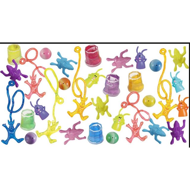 120 Easter Themed Small Toys Easter Egg Filler Set Small Toy Prize