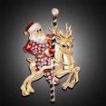 thumbnail image 4 of CHAO Broche de botones, botones de alfiler de camisa de Papá Noel, imperdible de seguridad, broches de botones para evitar exposición accidental, para decoración de ropa, jeans y bufandas, 4 of 4