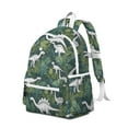 thumbnail image 2 of Cute Dinosaur Pattern Backpack for School,Cute School Bag,Schoolbag with Adjustable Shoulder Straps & Padded Back,13.4"x11"x4.7", 2 of 6