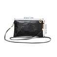 thumbnail image 2 of BESTYASH Cartera Para Mujer Con De Cocodrilo Negro Y Textura Duradera, 2 of 3