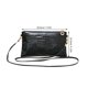 thumbnail image 2 of unbranded Cartera Cruzado Para Mujer De Cuero Sintético Cocodrilo Negro Con Interior De, 2 of 4
