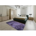 thumbnail image 4 of Ahgly Company Indoor Rectangle Patterned Plum Purple Area Rugs, 8' x 12', 4 of 6