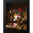 thumbnail image 2 of Wainwright, William John 12x14 Black Modern Framed Museum Art Print Titled - A Vase of Assorted Flowers, 2 of 5