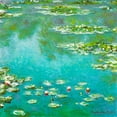 thumbnail image 2 of Monet, Claude 15x15 Black Modern Framed Museum Art Print Titled - Water-lilies 1906, 2 of 4