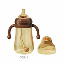 ACDANC 1/2/3 Pack Baby Bottles,Wide Neck Streamlined Body Natural Feel Silicone Anti-Colic Breastfeeding Bottles with Grip Convenient to Clean Suitable for Babies 0-3 Years,6/8/10 Oz