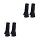 thumbnail image 2 of Guantes sin dedos Qarigey de punto Negro y Gris, 2 of 6