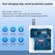 thumbnail image 2 of Cargador de Pared Rápido de 67W Compatible con Xiaomi Mi 17 15 14 13 12 14t 13t 12t 12s Pro Lite Redmi Note K60 K50 11 11s 12 Pro Plus Poco X6 F5 X5 F4 X4 Gt Black Shark Mix Fold 2 3 3ft Cable Tipo C, 2 of 8