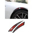 thumbnail image 3 of 2Pcs Carbon Fiber Car Wheel Eyebrow Arch Trim Lips Fender Flares Protector Strip, 3 of 5