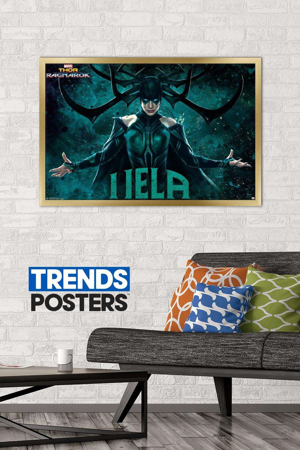 Marvel Cinematic Universe - Thor - Ragnarök - Hela Wall Poster, 22.375" x 34", Framed