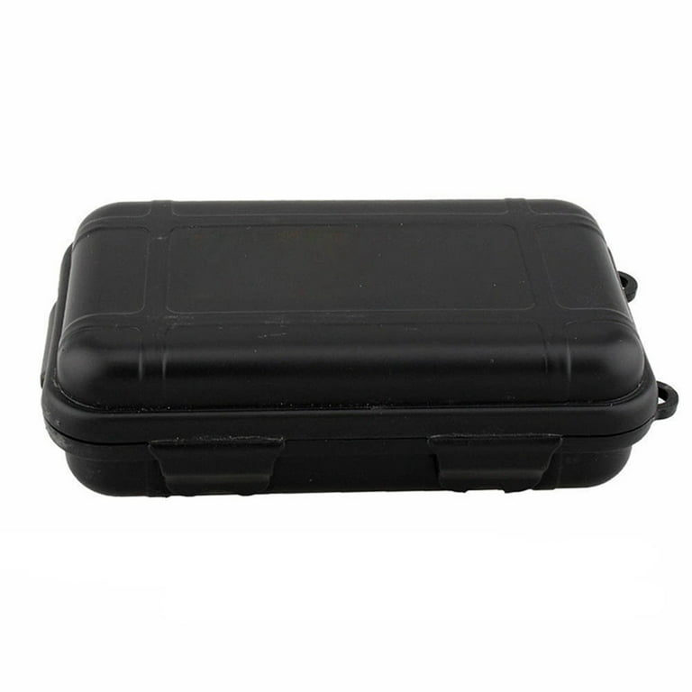 GMMGLT Outdoor Camping Tactical Container Shockproof Waterproof Gear Tool Storage Box, Women's, Size: One size, Black