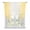 Lemon yellow and white, variant on Dark Green Ombre Tie Up Curtains for Small Windows,Adjustable Rod Pocket Valance 45 Inch Short, Modern Gradient Abstract Art Window Treatment Balloon Roman Blind Shade, 34" x 45"