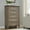 Brown, variant on Outop 5 Drawer Rustic Wooden Dresser with Anti-Tilt Devices, Brown