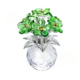 thumbnail image 2 of Kaireo Glass Flower Figurine, Beautiful Floral Statue for Home Decor and Gift Giving - Add to Cart, 2 of 4