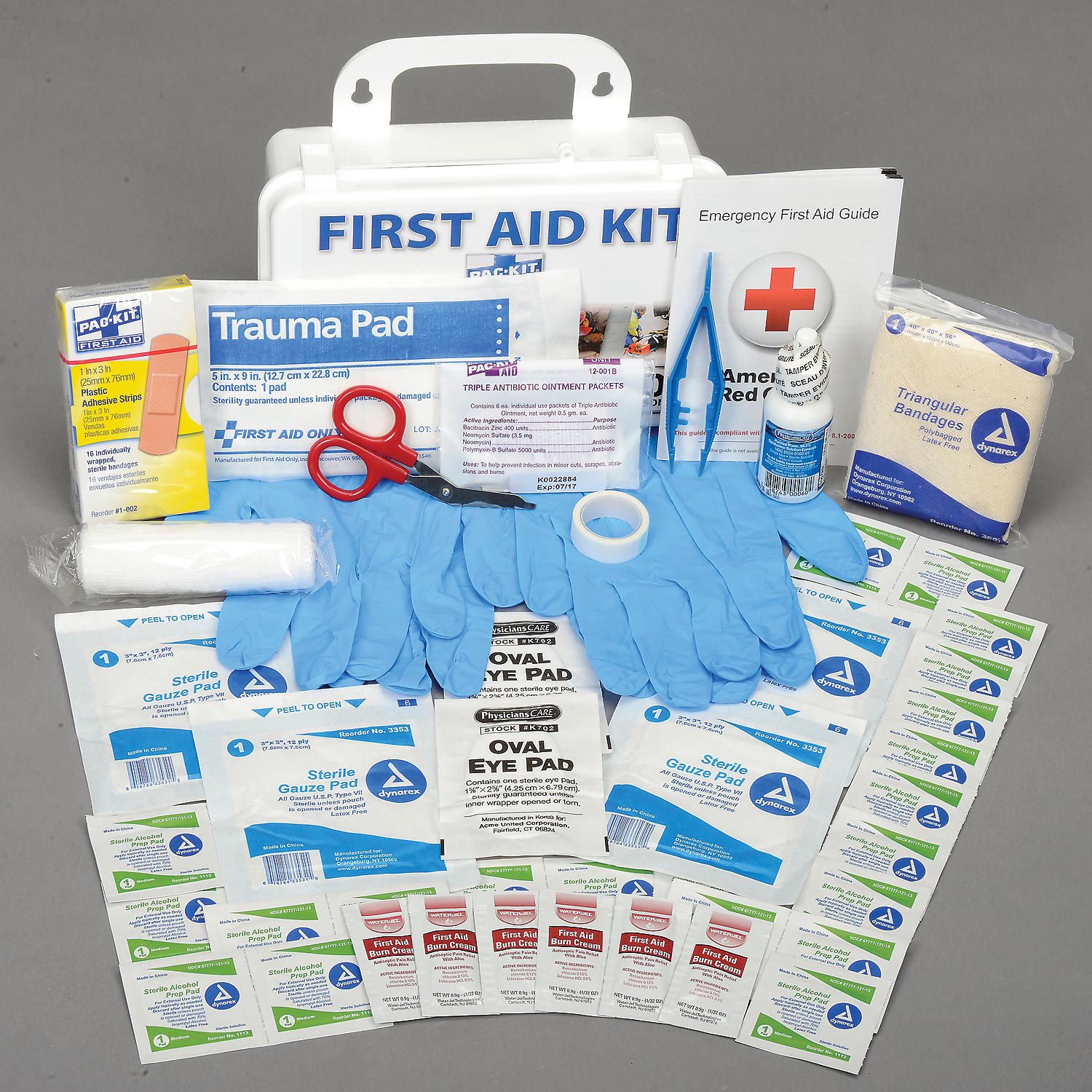 Pac-Kit ANSI Plus 10 Person Plastic First Aid Kit