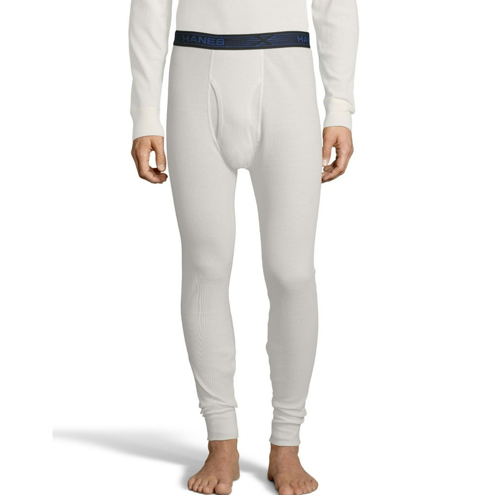 Hanes Hanes Mens Ultimate Organic Cotton Thermal Pant, S, Natural