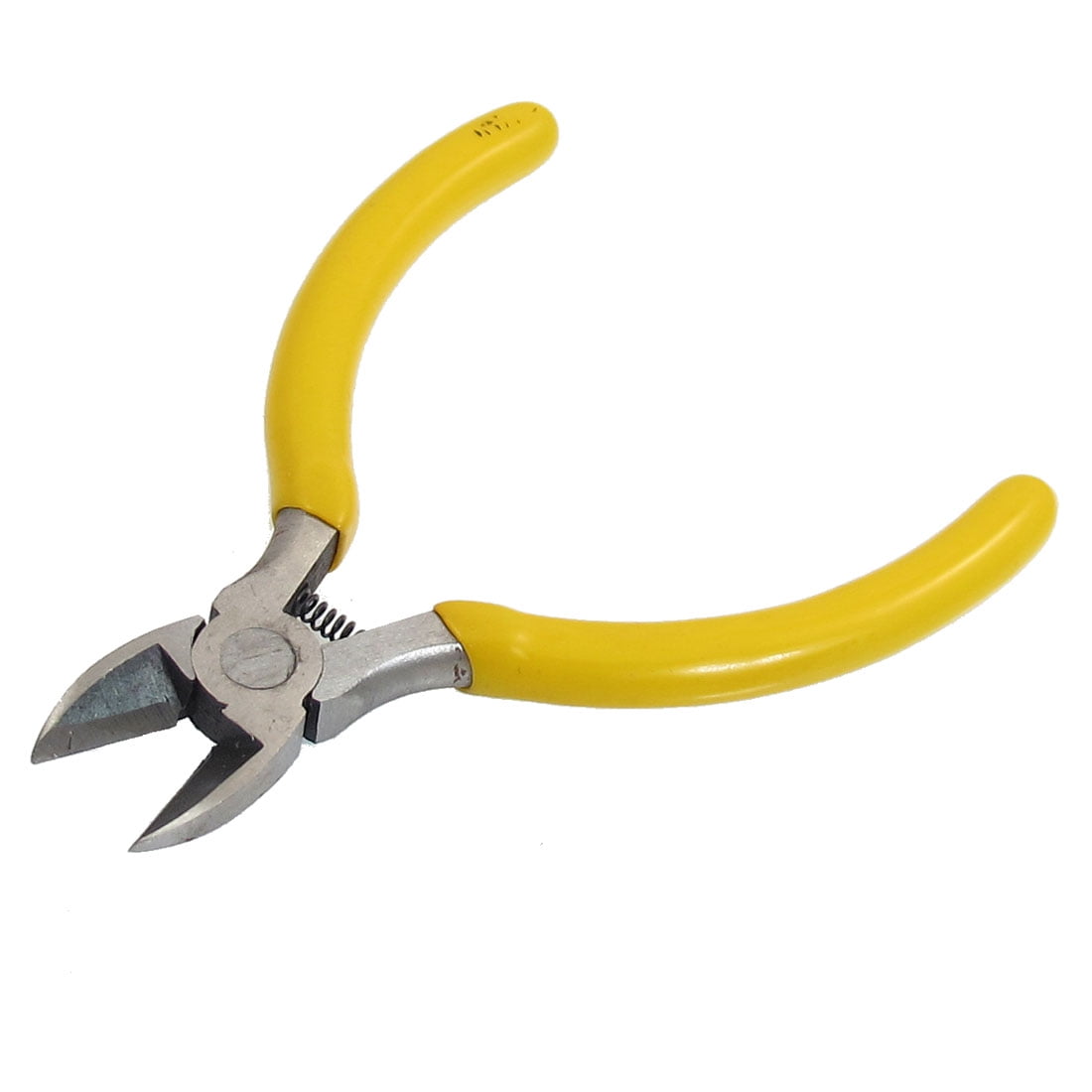 4 5 Length Metal Diagonal Cutting Pliers Wire Cutter Tool Yellow 