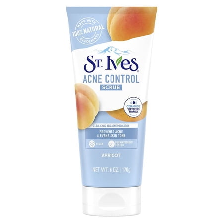 St. Ives Acne Control Face Scrub Apricot 6.0 oz Pack of 3