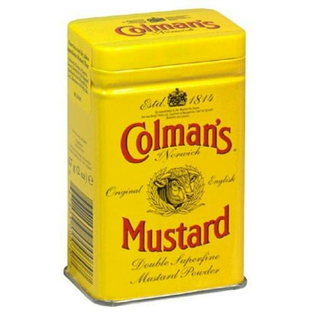 - Mustard Powder, Dry English (Colmans) 4 oz (113g)