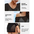 thumbnail image 3 of Summer Versatile Fashion Long Sleeve Hollow Out Cover-Up, Breathable Soft Dress, Beach Swim Cover-Up, 3 of 6