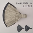 thumbnail image 3 of 100% Cotton Bandana Headband for Women, Elastic Hair Wrap Scarf for Men, Black Medium, 3 of 7