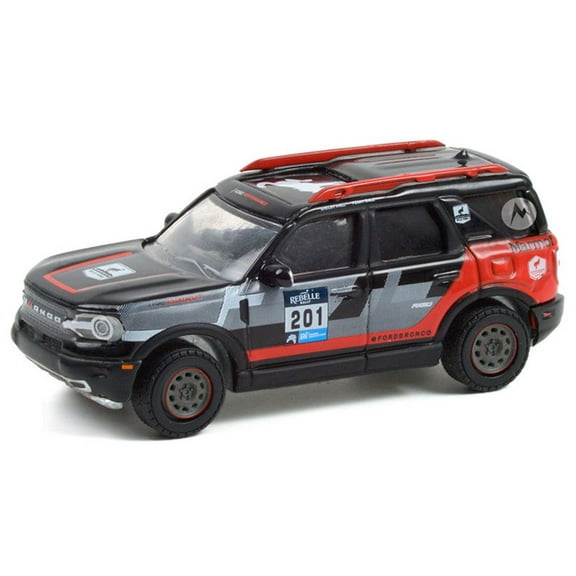 Ford Performance 2021 Ford Bronco Sport, #201 Rebelle Rally Winner - Greenlight 41130F/48 - 1/64 scale Diecast Model Toy Car