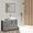 Grey, variant on Vanity Art 42 in. W Single Sink Bathroom Vanity with Engineered Marble Top and Free Mirror