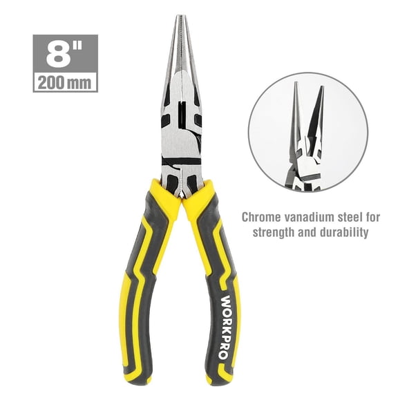 WorkPro 8" Long Nose Pliers