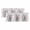 White, variant on 2 Pack Valances for Windows, Pink Flowers Yak Window Valances for Living Room/Bedroom/Bathroom, Vintage Spring Floral Bathtub Watercolor Light Filtering Kitchen Curtain Valance 42"W x12" L