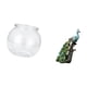 thumbnail image 5 of Elegante Jarrón Transparente Con Pecera Y Escultura De Pavo Real Para Dormitorio, Sala De Estar, Oficina, Mesa, Decoración Del Hogar., 5 of 8