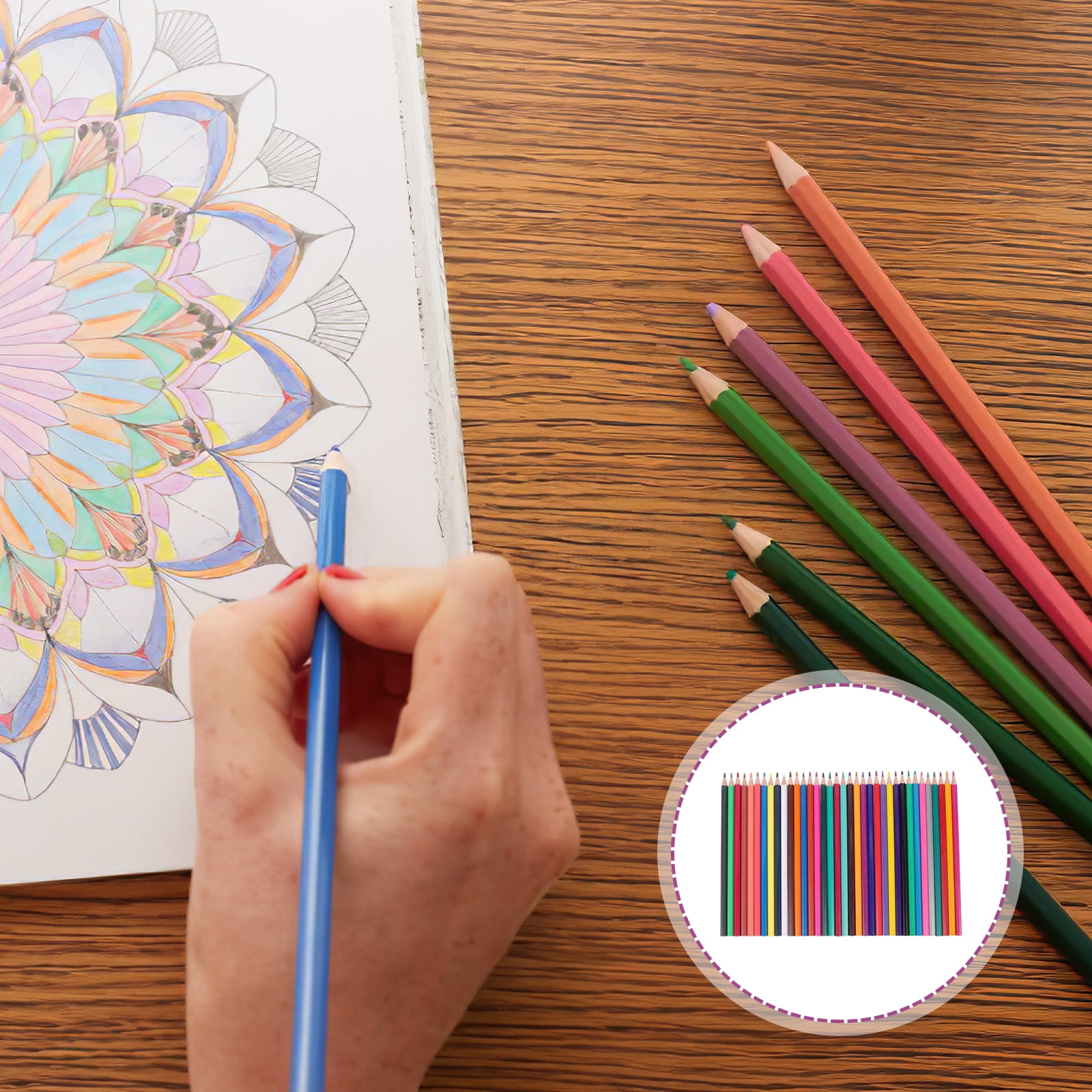 1 Box Multi-function Kids Pencils Convenient Coloring Pencils Portable Drawing Pencils, Size: 0.8X0.8X17.5CM