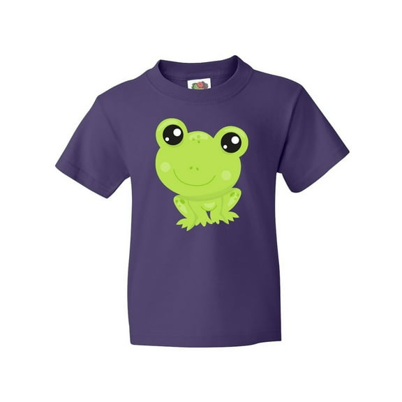 Inktastic Cute Frog, Little Frog, Baby Frog, Green Frog Youth T-Shirt