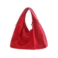 thumbnail image 2 of Slouchy Tote Bag, Nylon Tote Bag, Slouchy Shoulder Bag, Large Casual Handbag for Travel Gym Commute Weekend Vacation, 2 of 6