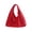 Red, variant on Soft Solid Color Slouchy Tote Bag with Large Capacity, Lightweight Durable Shoulder Handbag Perfect for Travel, Gym, Daily Commute, Shopping, Weekend Trips, Vacation and Casual Everyday Use