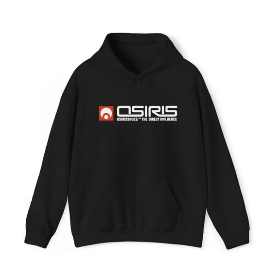 Osiris Shoes D3 Skate 1996 Direct Influence Vintage Classic Hoodie Print - M / Black