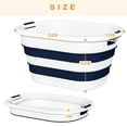 thumbnail image 4 of Set de 2 Cestos para Ropa OOAMBB Plegables de 43L Azul, 4 of 7