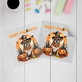 thumbnail image 3 of Happy Halloween Boxer Witches Hat Pumpkin Carving Cutout Transfer Sticker Boxers Dog Lover Gifts Idea Transparent Decal Art Decor - 02019, 3 of 5