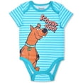 thumbnail image 2 of Warner Bros by Scooby-Doo Infant Cartoon Character Onesie, Multicolor, 24M, 4-Pack, 2 of 9