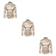 thumbnail image 3 of Sonducket Camisa transpirable para hombre Satén con mangas largas - Trabajo Boda o hogar Camisa para hombre Manga larga formal Caqui grande 2XL Type1 NO1, 3 of 6