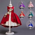 thumbnail image 2 of Vestido infantil, vestido de princesa, vestido de niña, vestido de malla hinchada, ropa de rendimiento para jardín de infantes, chaleco de verano, 2 of 5
