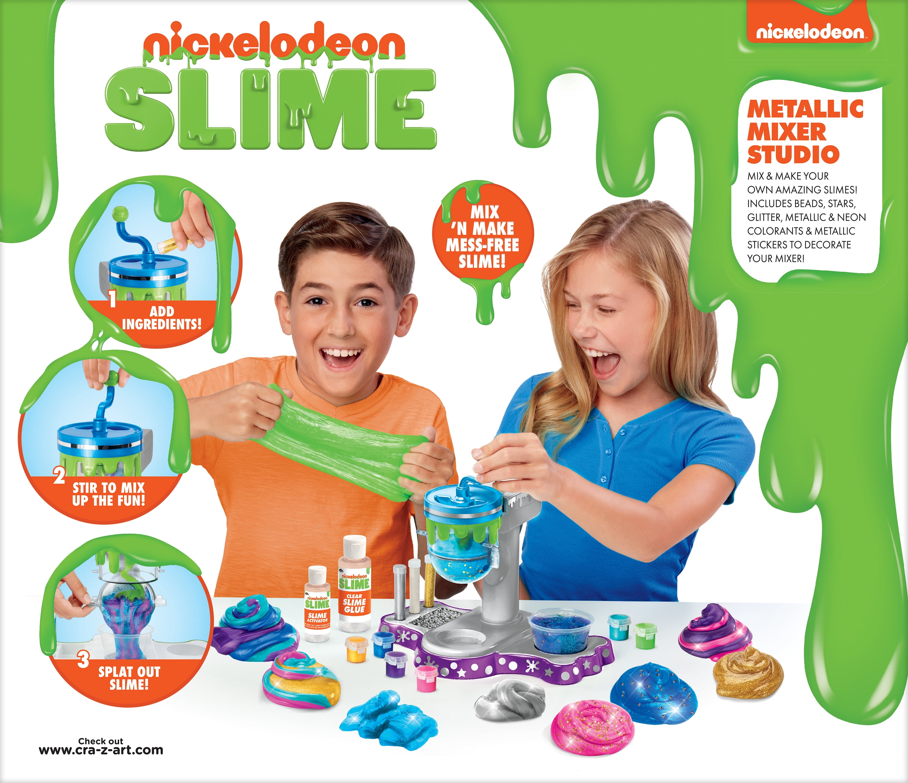 Cra-Z-Art - Brandclub - Cra-Z-Art Nickelodeon Metallic Slime
