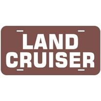 Land Cruiser Novelty Car Auto License Plate