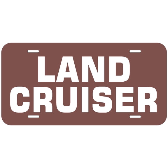 Land Cruiser Novelty Car Auto License Plate