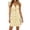 Yellow., variant on HBGVBA Women's Summer Mini Dress,Short Sleeve Dresses,Striped Print V-Neck Lightweight Soft Daily Midi Dress