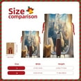 thumbnail image 3 of Xecao Sunset Airplane Travel View Print Burlap Gift Bags with Drawstring and Gift Tags, Gift Bags, Burlap Bags, Jute Bags for Party, Christmas, DIY Craft Bags-Small, 3 of 9
