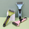 thumbnail image 2 of 2-in-1 Pet Deshedding Brush - Dual Sided Undercoat Rake for Cats/Dogs | Tangle & Mat Remover | Steel Comb for Safe Grooming | Reduce Shedding by 90%, 2 of 9