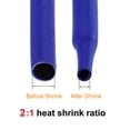 thumbnail image 4 of Uxcell Heat Shrink Tubing 1/4"(6mm) Dia 10mm Flat Width 2:1 rate 7m Blue, 4 of 5
