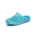 thumbnail image 3 of Gomelly Women Men Slides Slip On Clogs Backless Sandals Breathable Slippers Indoor House Light Blue 7.5 Men, 3 of 9