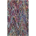 thumbnail image 3 of SAFAVIEH Nantucket Amrita Zigzag Stipes Cotton Runner Rug, Multi, 2'3" x 5', 3 of 9